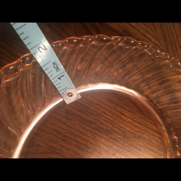 Antique beautiful pink depression era bowl - Picture 5 of 5